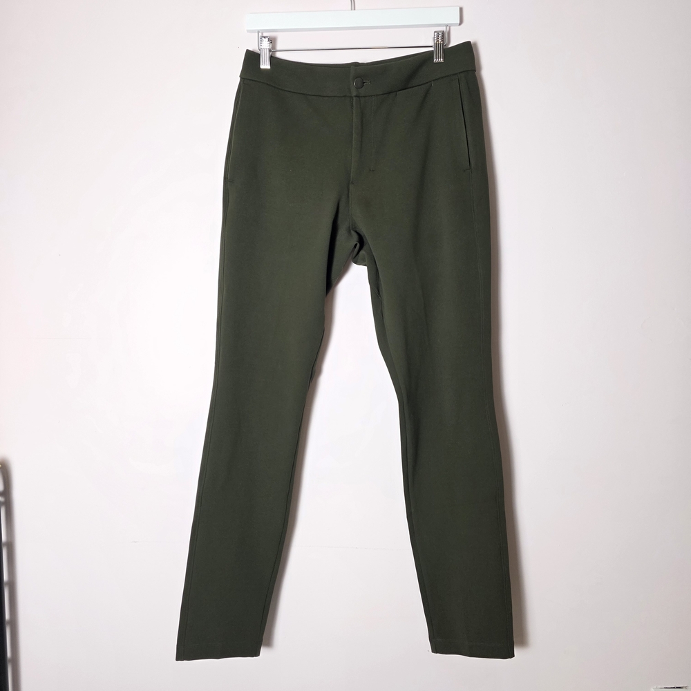 Lululemon ABC Slim Pant 30x32 Olive Green Warpstreme Stretch Tapered Tech Pants - Picture 1 of 9